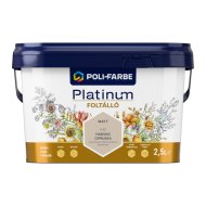 Poli-Farbe Platinum foltálló színes beltéri falfesték H40 Hamvas cipruska, 2,5l
