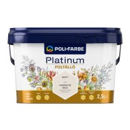 Poli-Farbe Platinum foltálló színes beltéri falfesték H5 Harmatos írisz, 2,5l