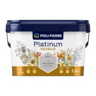 Poli-Farbe Platinum foltálló színes beltéri falfesték SZ55 Sziklapálma, 2,5l