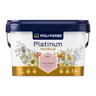 Poli-Farbe Platinum foltálló színes beltéri falfesték V20 Vattacukorfű, 2,5l