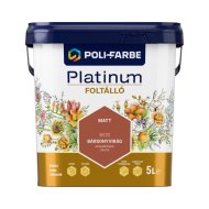 Poli-Farbe Platinum foltálló színes beltéri falfesték BV20 Bársonyvirág, 5l