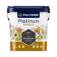 Poli-Farbe Platinum foltálló színes beltéri falfesték E90 Éjsötét petúnia, 5l