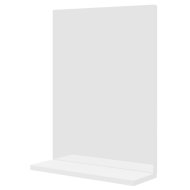 SAVINI DUE PERLA TÜKÖR 37x49x12CM POLCCAL MAGASFÉNYŰ FEHÉR