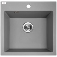 Kuchinox Pronto mosogató gránit szürke 49x49x21,4cm 3,5&quot;