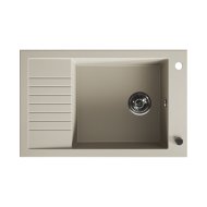 Kuchinox Laveo Pionier mosogató gránit 1 medence+mini csepptálca bézs 78x50x20,4cm