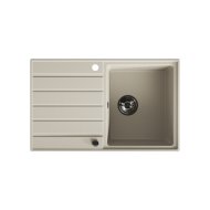 Kuchinox Laveo Margarita mosogató gránit 1 medence+csepptálca bézs 79x49x23cm