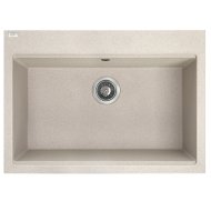 Kuchinox Laveo Tau7 mosogató gránit egymedencés bézs 70x50x21,5 cm