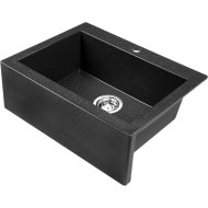 Kuchinox Laveo Komodo mosogató gránit 1 medencés fekete, 58x49x22,1cm