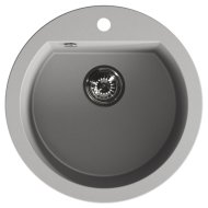 Kuchinox Laveo Dafne mosogató gránit körmedencés, szürke, 51x20,5 cm