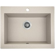 Kuchinox Laveo Komodo mosogató gránit 1 medencés bézs 58,6x49x22,1cm