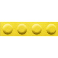 Filc 60x15cm sárga építőkocka falpanel