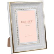 Képkeret 16,5x21,5cm szürke-arany műanyag