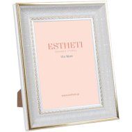 Képkeret 19,5x24,3cm szürke-arany műanyag