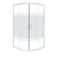 ZUHANYKABIN 80X80X180CM,ÍVES,TÁLCA NÉLKÜL
