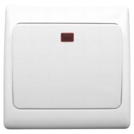 OLYMPIC VÁLTÓKAPCSOLÓ FEHÉR         JELZŐFÉNNYEL (277044)