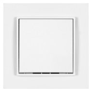 KARLIK MINI EGYPÓLUSÚ KAPCSOLÓ KERETTEL FEHÉR