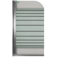 KÁDPARAVÁN,75X130CM, 5MM CSÍKOS BIZTONSÁGI ÜVEGGEL *KAP*