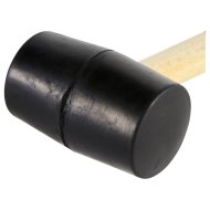 Gumikalapács, átm.:45mm, fa