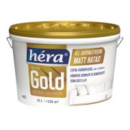 Héra Gold beltéri falfesték matt fehér, 15L