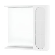 TÜKRÖSSZEKRÉNY-N 1 ÜVEGES AJTÓS 58,5X57X15,5CM LED VILÁGÍTÁSSAL
