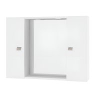 TÜKRÖSSZEKRÉNY-N 2 AJTÓS 77X57X15,5CM LED VILÁGÍTÁSSAL