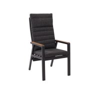 Alumínium vázas, dönhető kerti szék ülő- és hátpárnával