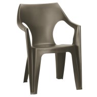 SZÉK ALACOSNYTÁMLÁS DANTE CAPPUCINO MŰANYAG 57X57X79CM