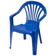 FLAIR KERTI SZÉK GYEREKEKNEK CINDY 51X37X29 CM MŰANYAG ALACSONYTÁMLÁS KÉK