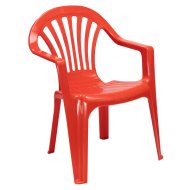 FLAIR KERTI SZÉK GYEREKEKNEK CINDY 51X37X29 CM MŰANYAG ALACSONYTÁMLÁS PIROS