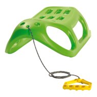 Little Seal szánkó zöld műanyag húzókötéllel