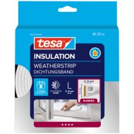 Tesa szigetelés ajtó- és ablaktömítő csík 25m 9x5,5mm L fehér