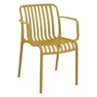 Sárga 58x55x79cm műanyag kerti szék