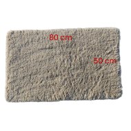 Essenza Beige fürdőszobaszőnyeg 80x50cm bézs poliészter 1800gsm