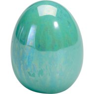 Dekor tojás 6.7x5x5cm porcelán 4-féle szín