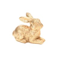 Dekor nyuszi 6x8x4cm arany 2-féle