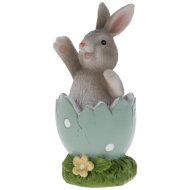 Dekor nyuszi tojásban 9,7x5y4,5cm 4-féle