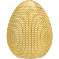 Dekor húsvéti tojás 13x10,6x10,6cm 2-féle kötött minta