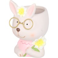 Kaspó nyuszi design 12,5x8x7,5cm 4-féle