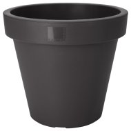 Virágcserép műanyag 35x40x40cm antracit