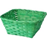 Kosár 21,5x21,5x10cm bambusz 4-féle