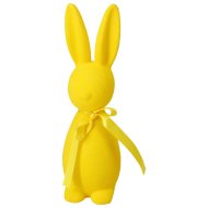 Dekor álló nyuszi 22x7x6,5cm 3-féle bársonyos