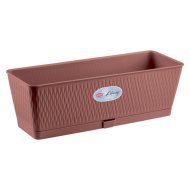 Liberty balkonláda 50cm, rozsdabarna