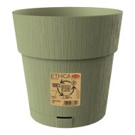 Eticha műanyag kaspó 20 cm, olivazöld