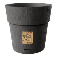 Eticha műanyag kaspó 25 cm, grafit