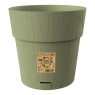 Eticha műanyag kaspó 25 cm, olivazöld