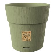 Eticha műanyag kaspó 30 cm, olivazöld