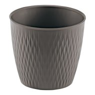 Liberty műanyag kaspó 30 cm, szürke