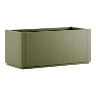 Balkonláda 'Ethica' műanyag 80 cm olivazöld