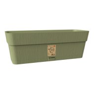 Balkonláda 'Ethica' 50 cm olivazöld