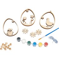 Festőkészlet függő dekoráció 14x11,5x4cm 2-féle